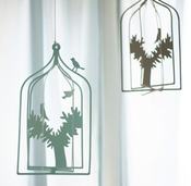 Image of TtableOffice Tree & Bird Mobile