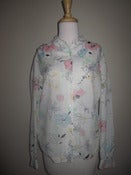 Image of White Floral Blouse
