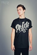 Image of Men's Pride Cursive - Black Tee