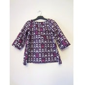 Image of purple chairs tunic, by Kitschy Coo