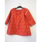 Image of red pindot elephant babycord tunic, by Kitschy Coo