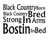 Image of Black Country Born - Bostin in Bed