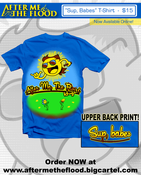 Image of "Sup,  Babes" Blue T-shirt