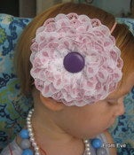 Image of Purple and White Ruffler