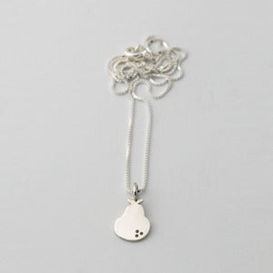 Image of Pear Mini Charm on Silver Box Chain or Silk {30% OFF + FREE SHIPPING}