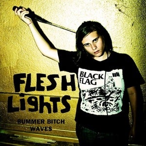 Image of Naw Dude / Flesh Lights - Bummer Bitch split 7" EP 