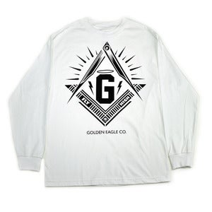 Image of Skate Society L/S Tee in White 