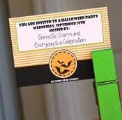 Image of Halloween Bat Party Invitation
