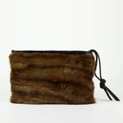 Image of Mink Clutch (from vintage fur coats)
