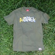 Image of ALOHA ARMY 5th PLATOON TEE ARMY GREEN