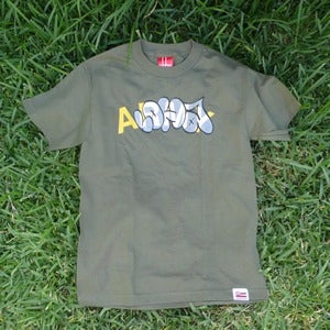 Image of ALOHA ARMY 5th PLATOON TEE ARMY GREEN