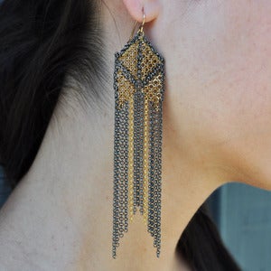 Swallowtail Mesh Earrings
