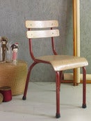 Image of Chaise d'école patinée ...