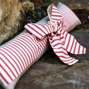 Image of Candy Stripe Bow Draught Excluder