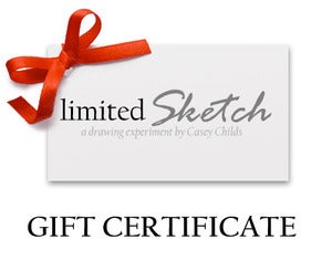 Image of Commissioned Charcoal Sketch - Gift Certificate