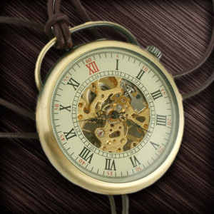 Image of Maritime Navigator Wind-Up Pocket Watch Necklace