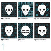 Image of Individual Prints in blue