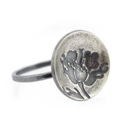 Image of Etched Flower Ring