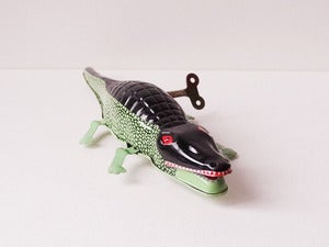 Image of Wind-up Tin Toy - Crocodile