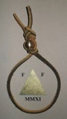 Image of LEATHER BRACELET with brass bead
