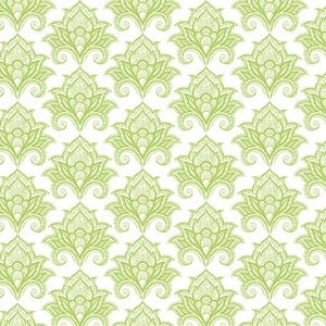 Image of The Modern Damask Backdrop~ Kiwi Green