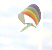 Image of TtableOffice Riding the Rainbow Mobile