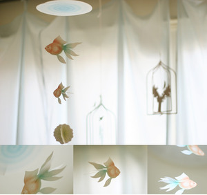 Image of Ttable-Office Floating Fish Mobile