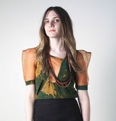 Image of Square Sleeve Top in Autumnal