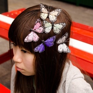 Image of Medium Butterfly Hair Clip (various colours)