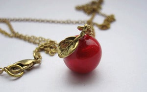 Red Apple Necklace