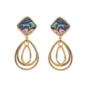 Image of Malorie Earrings-Peacock