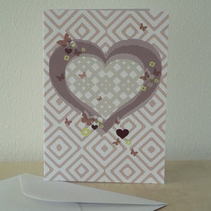 Quilted Heart greetings cards