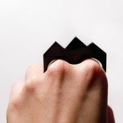Image of 11/027: Plastique*: Pyramids Ring