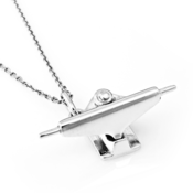 Image of Skateboard truck long necklace