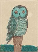 Image of Blue Owl Print