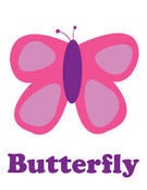 Image of butterfly pink