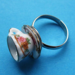 Image of Tea Cup Rings (various designs)