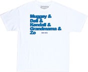 Image of LIVE FROM THE HIVE DYNASTY TEE | WHITE / PURPLE / TURQUOISE