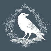 Image of The Raven decal (white)