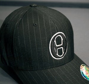 Image of Zero Hedge 'FlexFit' Hat - Black Pinstripe 