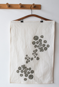 Image of anemone tea towel