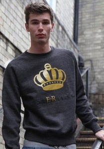 Image of ROYAL & GOLD SWEATSHIRT