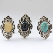 Image of Small Pointed Style Ring (7 Colours)