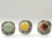 Image of Small Square Style Ring (8 Colours)