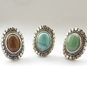 Image of Small Oval Style Ring (7 Colours)