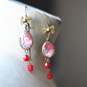 Image of  ' Rouges à croquer ' Boucles d'oreilles
