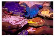 Image of The Festival of Holi, Vrindavan, Mathura. Original unframed photograph.