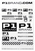 Image of "Victory is Black and White" Sticker Sheet (P1B-A0510)