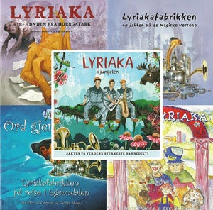 6 Lyriaka-CDer + bok