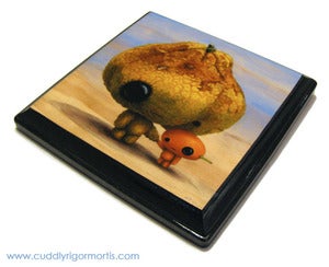 Image of "Grampa Hoogly" mounted giclee print